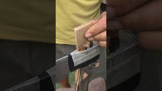 Short Video Of Making A Beautiful Axe Handle From Exotic Wood #Asmr #Woodworking