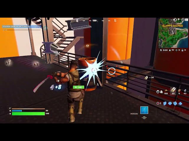 How to Destroy Slurp or Slap Barrels by hitting weak points - Fortnite Quest