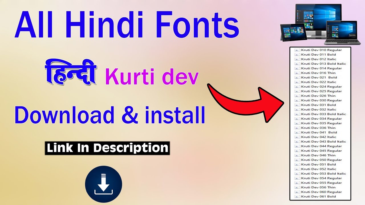 How to add a Kruti Dev font in MS Word - Quora