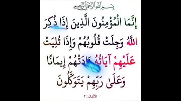 سورة الأنفال الآية ( 2 )