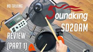 Budget E-Drums for home: Is the SoundKing SD20AM Worth It (Part 1) | Unboxing, Setup & Sound Test!