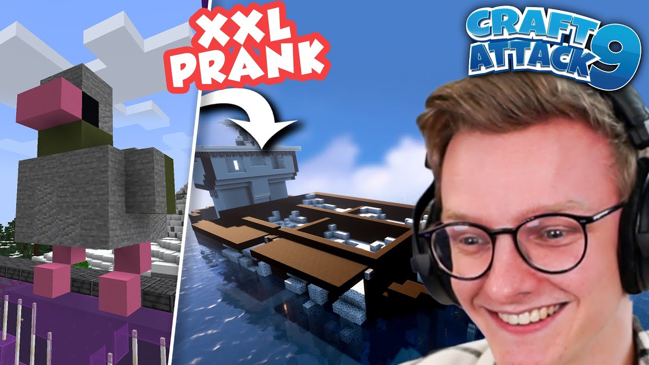 XXL PRANK an CLYM! GANZE Base voller Tauben! - CraftAttack 9! #99