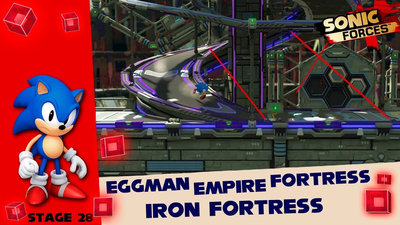 Sonic Forces [PC] - Eggman Empire Fortress: Iron Fortress (Stage 28) - Walkthrough