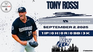 Tony Rossi Vs. Greensboro Grasshoppers 9/2/25