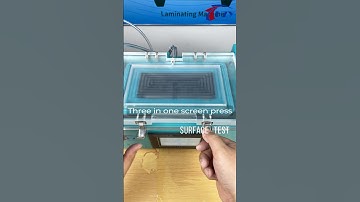 Laminating machine, defoaming machine, air compressor, three in one