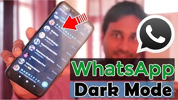 🔥🔥 Enable Dark Mode in Whatsapp for any smartphone[No Root Required]