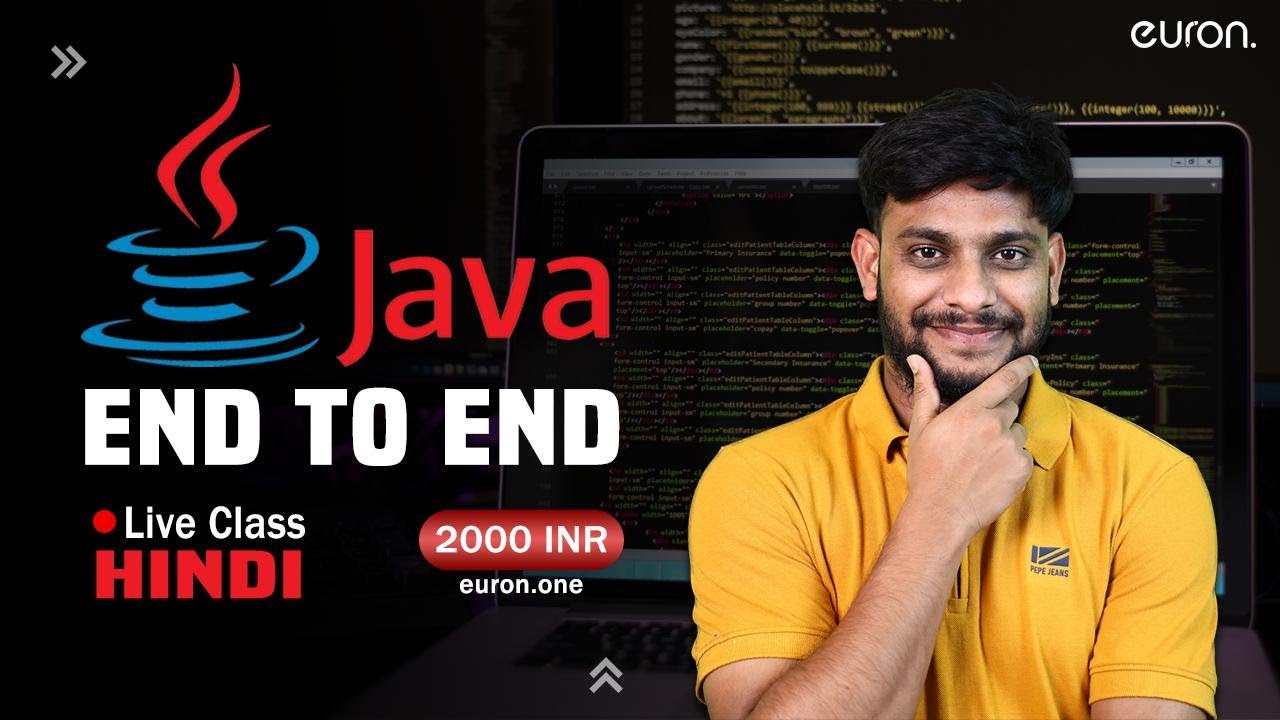 Live Java + Generative AI Mastery | EURON |LEARNING LOGIC |HINDI | #ai ...