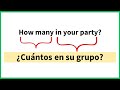Spanish Restaurant Conversation Quiz