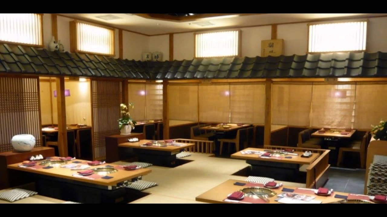 Japanese Restaurants beautiful interior design - YouTube