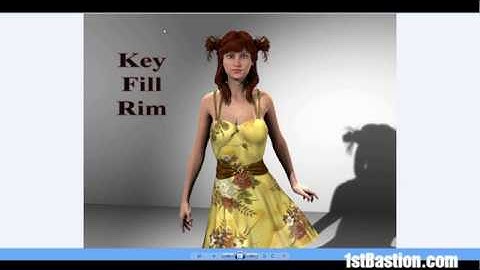 FirstBastion Minute - Classic 3 Point Light Setup in DazStudio