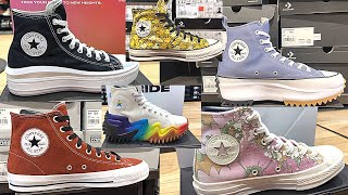 CONVERSE RUN STAR SHOES OUTLET 50% OFF HIGH TOPS [SALE] MEN'S WOMEN'S | SHOP WITH ME