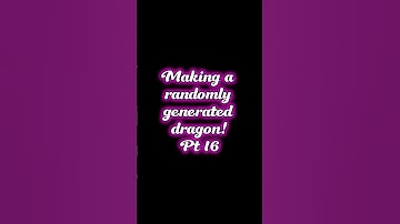 Makin a randomly generated dragon! part 16 #dragon #art #digitalart #wheelofnames #procreate #random