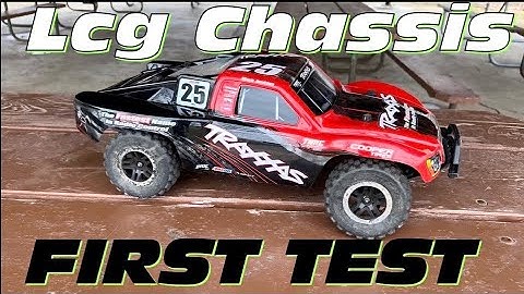 FIRST TEST of the LCG CHASSIS (#7421) on my TRAXXAS SLASH 4x4