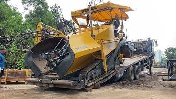 Máy rải base Demag DF135C đã bàn giao khách