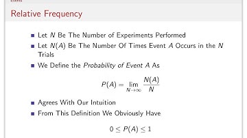 Fundamentals of Probability Theory (2/12): Events