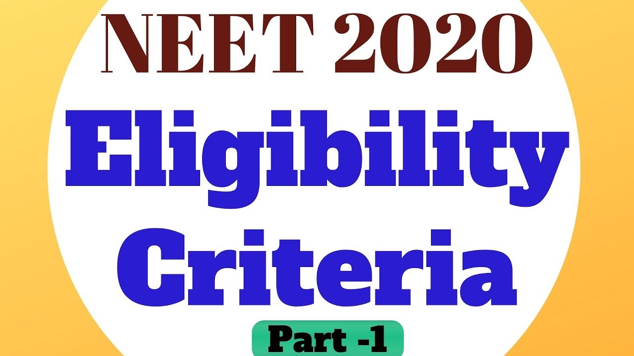 nta neet 2019 merit list NEET 2020 Eligibility Criteria RELEASED by NTA (Part-1) - Age Limit, Attempt Limit - NEET 2020 2021