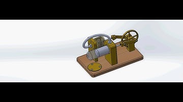SolidWorks Stirling Engine