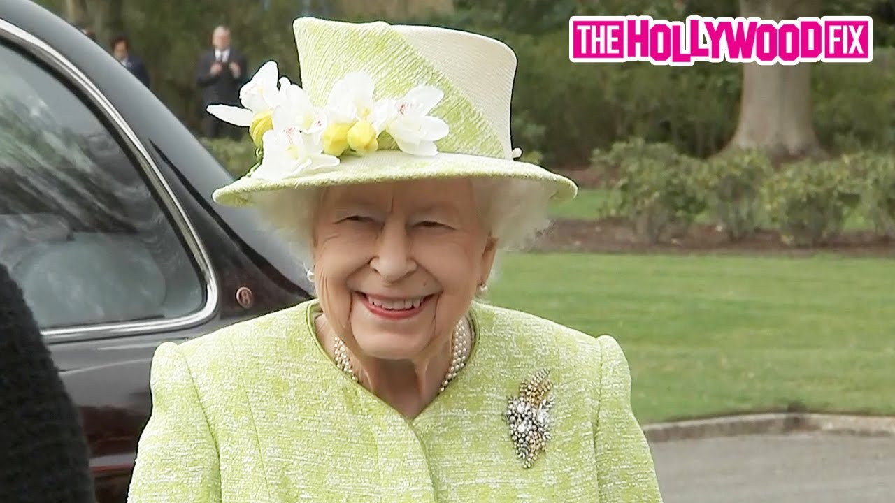 Queen Elizabeth Visits The Air Force Memorial To Mark The 100th Anniversary Of The RAAF In London