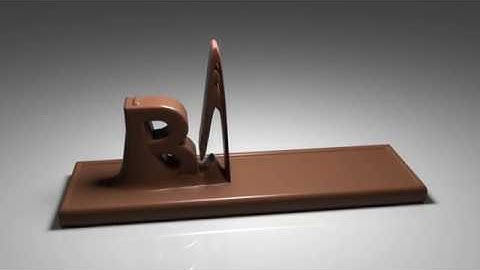 Blender: A Chocolate Text Animation
