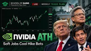 NVIDIA ATH | Soft Jobs Cool Hike Bets | Weekly Trade Plan [LIVE] screenshot 1