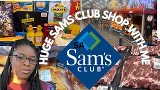 HUGE SAMS CLUB SHOP WITH ME GROCERY HAUL