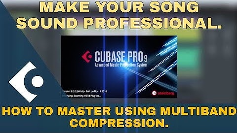 HOW TO MASTER USING MULTIBAND COMPRESSION AND MAKE YOUR SONG SOUND PROFESSIONAL. #cubase