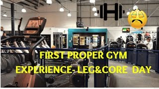 VLOG | Gym experience | LEG &amp; CORE DAY