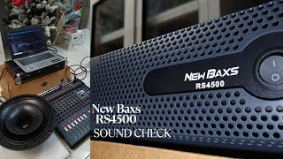 Unboxing And Sound Check Newbaxs Rs4500 Amplifier