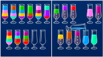 Water Sort Puzzle Walkthrough 11, ios Gameplay Simulator Think Brain Android Games