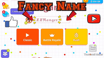 How To Get A Cool Name In Agario iOS Only|XXRanger