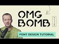 How to Make a Font - Font Design Full Process