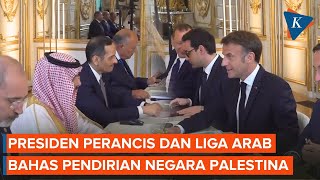 Macron dan Menteri-menteri Negara Arab Bahas Solusi Palestina