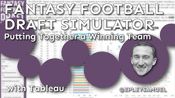 2023-24 Fantasy Football Draft Simulator: How to use Tableau to select a Winning Team | User Guide