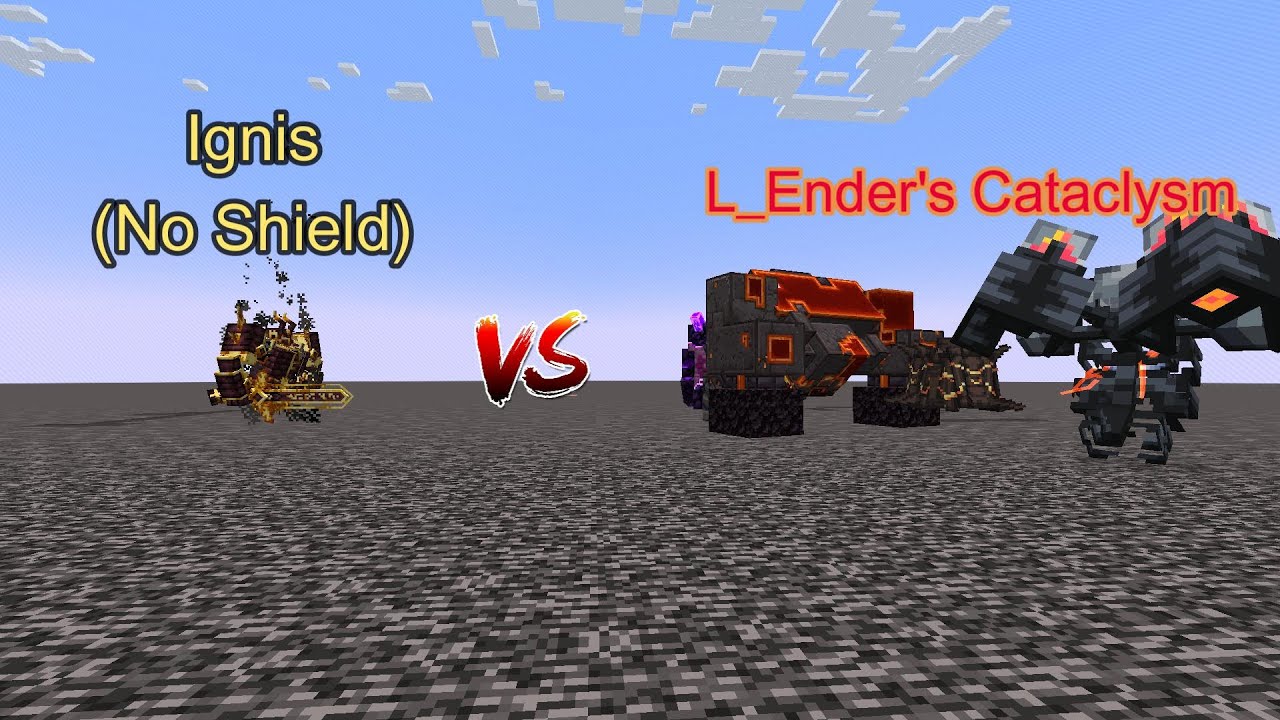 Ender Guardian (L_Ender 's Cataclysm) vs Mowzie's mobs