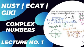 Complex Numbers | Lecture 1 | Definition and Powers of Iota | NUST | ECAT | GIKI