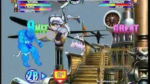 MvC2 Online (360): Brett (MST) vs JmacDaGreat (Ryu/Mor/Aku) 8 .:4.23.10:.