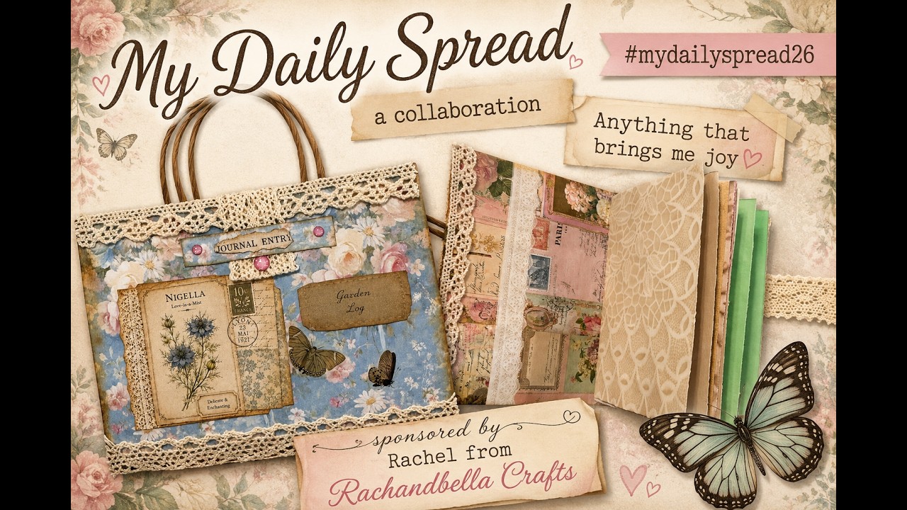 mydailyspread26 - Easy DIY Mini Purse Journal From Paper Gift Bag