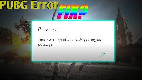 PUBG New Update Error || PUBG Mobile 0.19.0 Error Fix Android | How To Fix Parse Error In 0.19.0