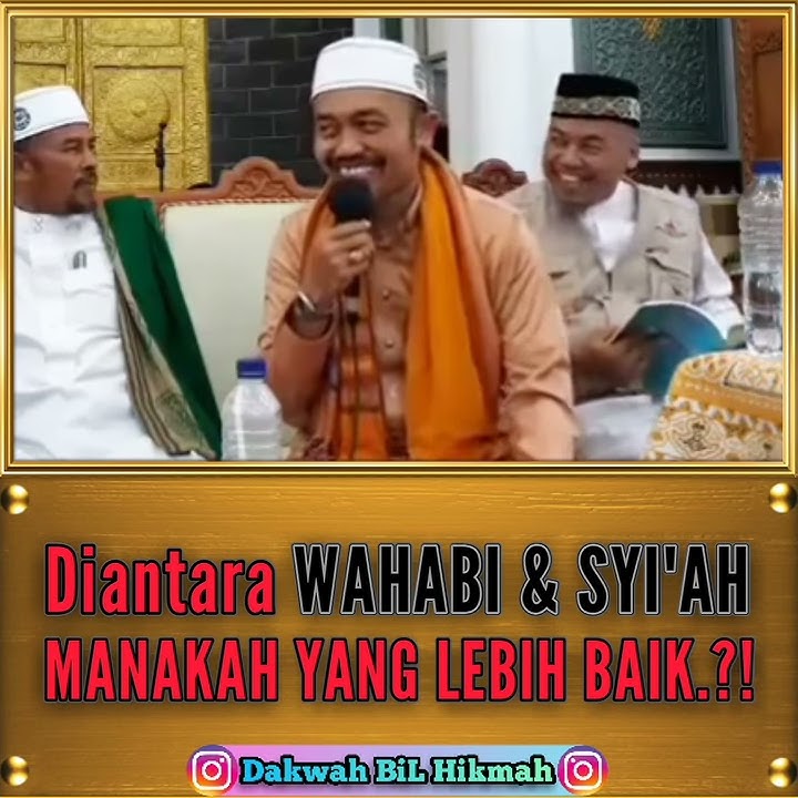 Wahabi dan Syi'ah adalah Ahlul Bid'ah - Ustadz Idrus Ramli