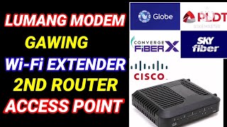 Use an Old router | Converge | CISCO | ACCESS POINT | Piso wifi | Wifi Extender,Repeater