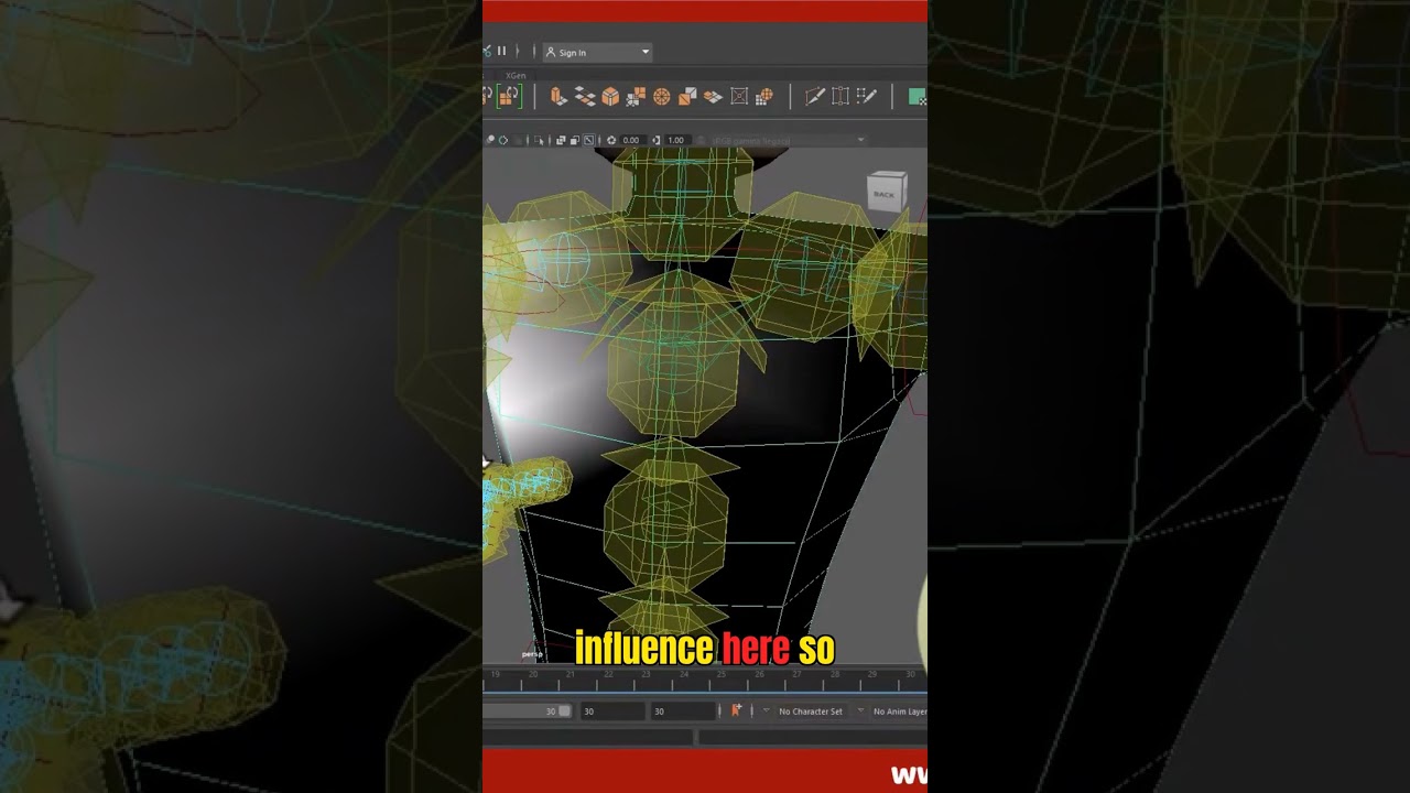 Zeroing Out Influence to Fix Rigging Glitches