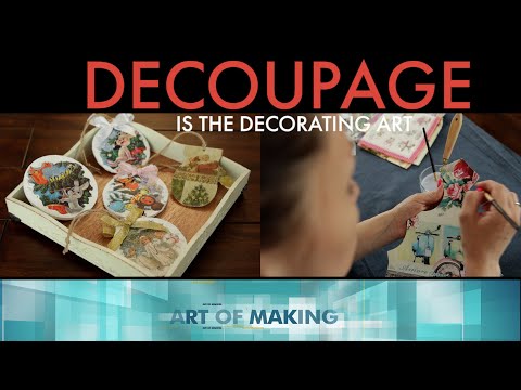Video: How To Make Decoupage Furniture With Your Own Hands