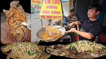 Cận cảnh 3 cậu cháu chiên CÁ TAI TƯỢNG, nướng CÁ LÓC NGẬM HÀNH công thức độc quyền ở VỈA HÈ SÀI GÒN