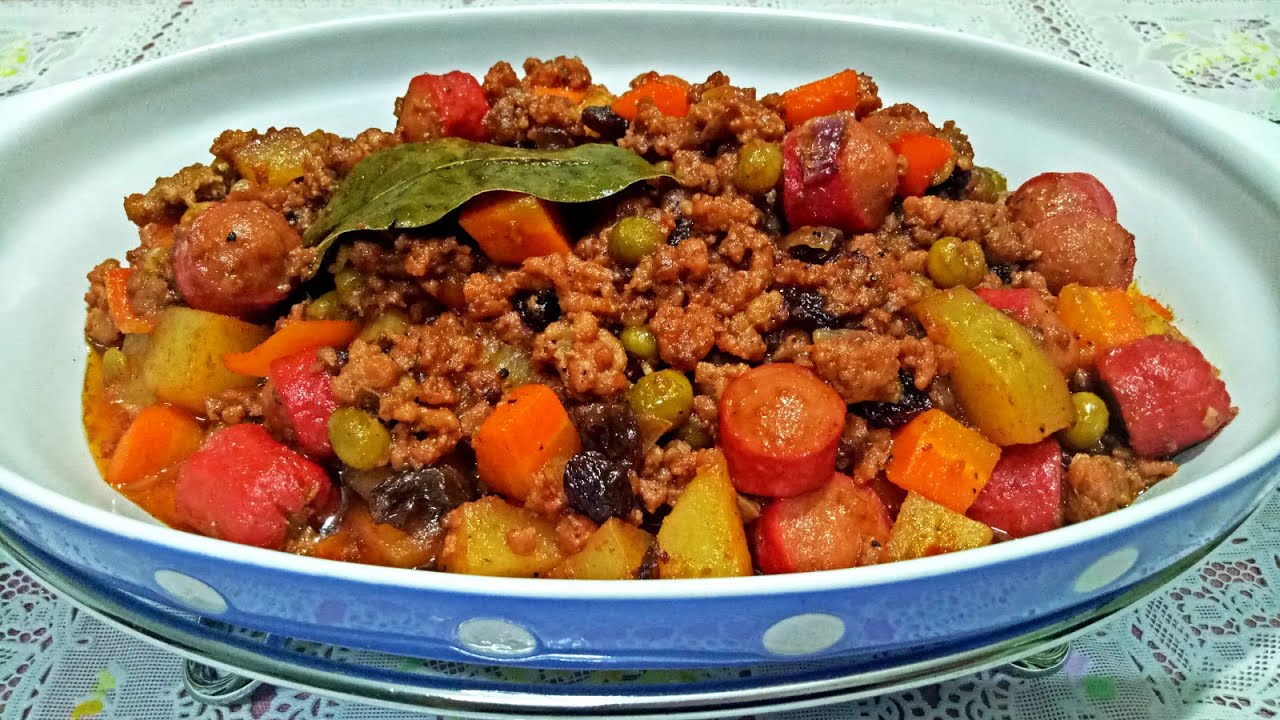 How To Cook Ground Pork Menudo With Canned Liver Spread Menudong