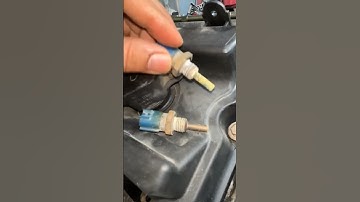 how to open and clean it temperature coolant sensor#shortvideo how to clear the overheating problem#
