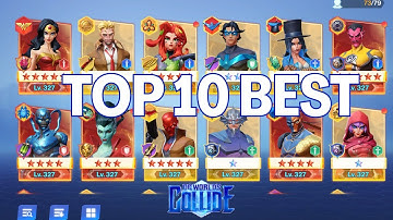 Top 10 Best Characters October 2025 - DC Worlds Collide