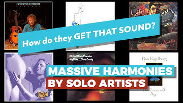 MASSIVE VOCAL HARMONIES, Part 1 — How do they GET THAT SOUND? — Multi-track Harmony Choir
