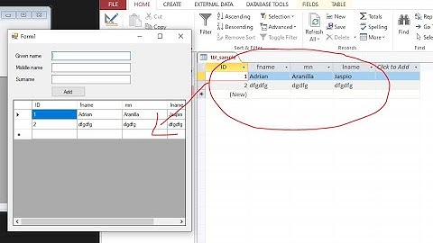 Visual Basic (VB.NET) How to Insert data into Microsoft Access Database.
