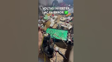 Voltas ac megmeet card repair e6 error #dailyshorts #voltasac #repair #motivation #service #tending