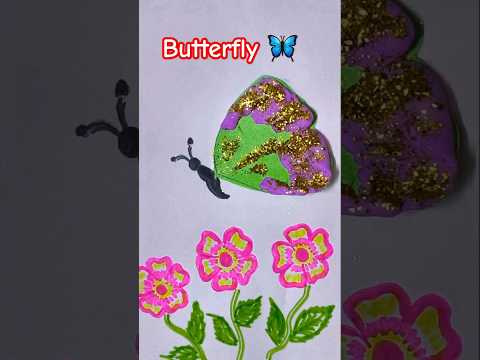 Easy Butterfly craft, New Creative Craft ideas for kids #butterfly #youtube #trending #viral #shorts